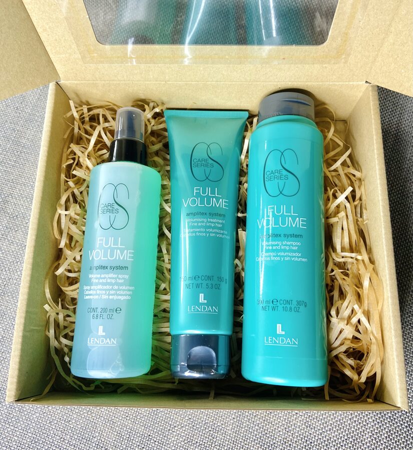 Dāvanu komplekts matu apjomam un matu struktūras stiprināšanai.  Image