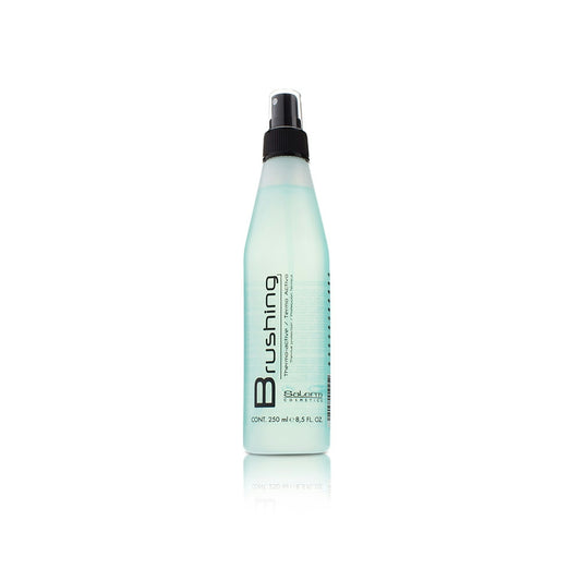 Brushing- styling spray for thermal protection from hair dryers, straighteners and curling irons