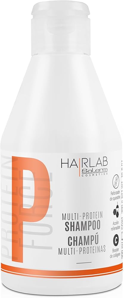 Multi-Protein Shampoo - A strengthening shampoo that restores the loss of natural keratin. Free of parabens and sulfates.
