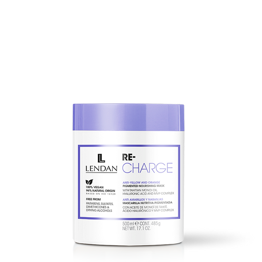 RECHARGE MASK matu tonēšanai. Vēso pigmentu uzturēšanai un matu atjaunošanai Image