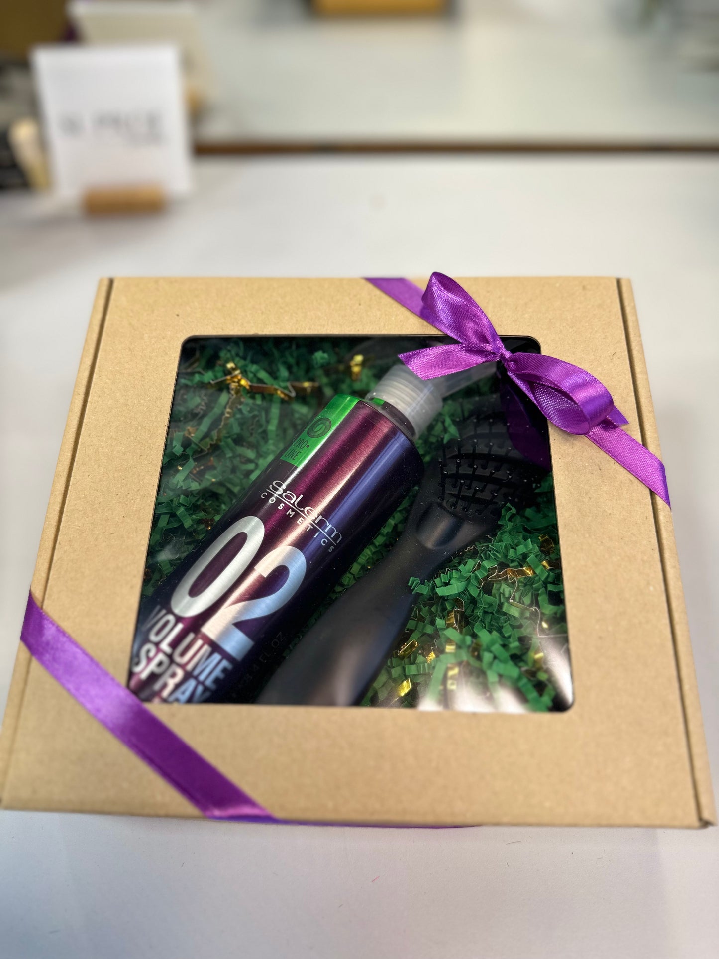 Dāvanu komplekts matu sakņu apjomam