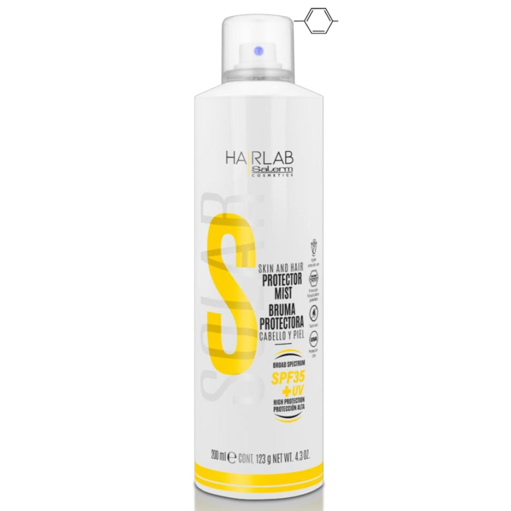 Saules aizsardzības sprejs matiem un sejas ādai 200ml. SPF35